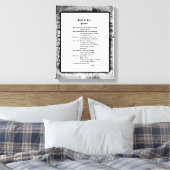 Lebensweg Leinwanddruck (Insitu (Schlafzimmer))