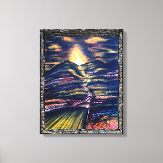 Lebensweg Leinwanddruck (Vorderseite)