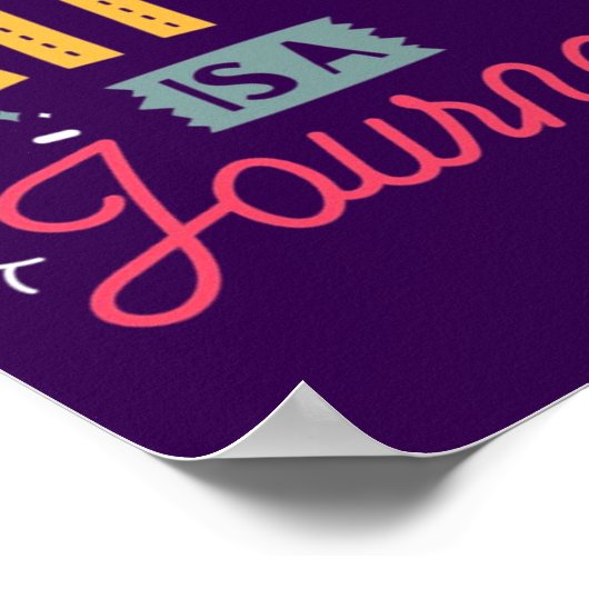 Lebensweg Poster (Ecke)