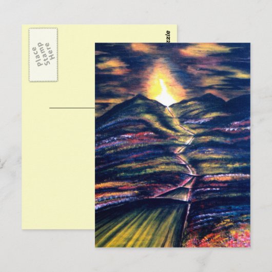 Lebensweg Postkarte (Vorne/Hinten)