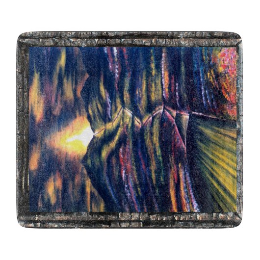 Lebensweg Schneidebrett (Vorderseite)