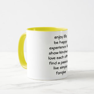Lebensweg Spirituelle Message Coffee Tasse