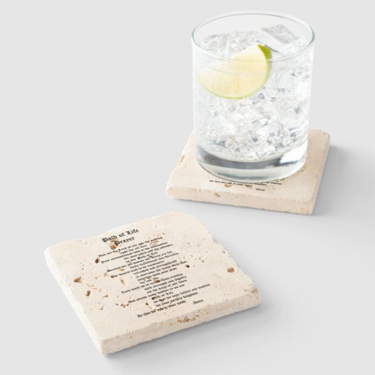 Lebensweg Steinuntersetzer (Seitenansicht)