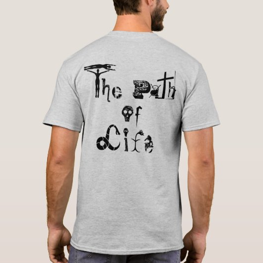 Lebensweg T-Shirt (Rückseite)