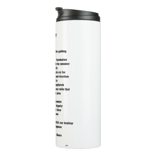 Lebensweg Thermosbecher (Nach rechts gedreht)