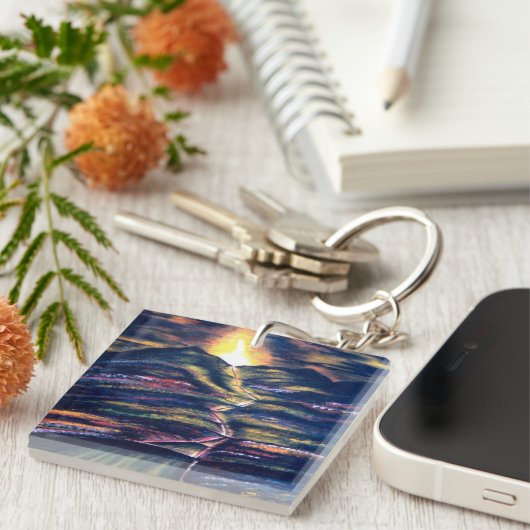 Lebensweg und Ruheplatz Schlüsselanhänger (Vorderseite rechts)