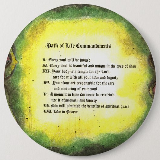 Lebensweise Button (Vorderseite)