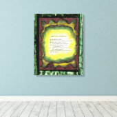 Lebensweise Leinwanddruck (Insitu (Holzboden))