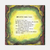 Lebensweise Magnet (Vorne)