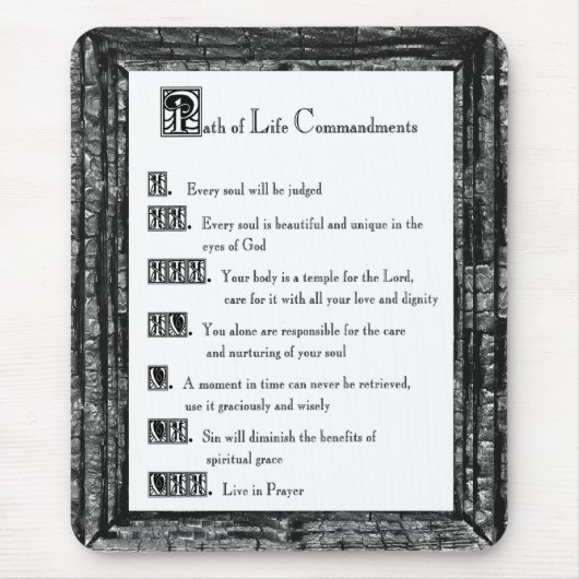 Lebensweise Mousepad (Vorne)