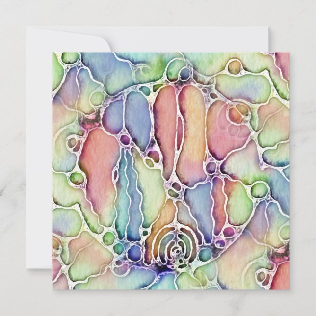 Lebensweise - Muster neurografischer Art 1 (Vorderseite)