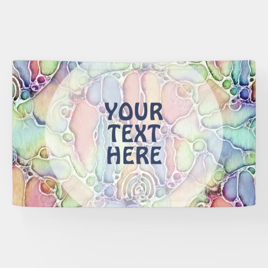 Lebensweise - Muster neurografischer Art 1 Banner (Horizontal)