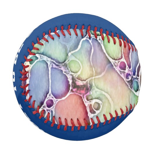 Lebensweise - Muster neurografischer Art 1 Baseball (Vorderseite Links)