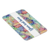 Lebensweise - Muster neurografischer Art 1 Magnet (Rechte Seite)