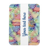 Lebensweise - Muster neurografischer Art 1 Magnet (Vertikal)