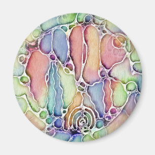 Lebensweise - Muster neurografischer Art 1 Magnet