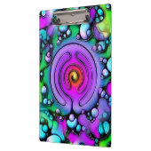 Lebensweise - Muster neurografischer Kunst 2 Klemmbrett (Links)