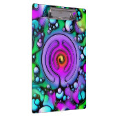 Lebensweise - Muster neurografischer Kunst 2 Klemmbrett (Rechts)