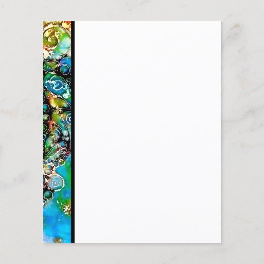 Lebensweise - Neurographische Kunst 7 (Rückseite)