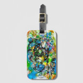 Lebensweise - Neurographische Kunst 7 Gepäckanhänger (Vorderseite Vertikal)