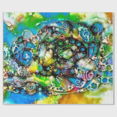 Lebensweise - Neurographische Kunst 7 Geschenkpapier (Flach)