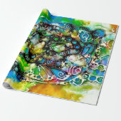 Lebensweise - Neurographische Kunst 7 Geschenkpapier (Ungerollt)