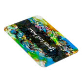 Lebensweise - Neurographische Kunst 7 Magnet (Rechte Seite)