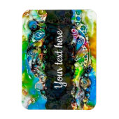 Lebensweise - Neurographische Kunst 7 Magnet (Vertikal)