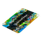 Lebensweise - Neurographische Kunst 7 Magnet (Linke Seite)