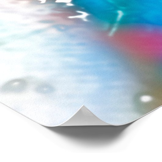 Lebensweise - Neurographische Kunst 7 Poster (Ecke)