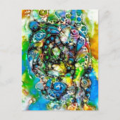Lebensweise - Neurographische Kunst 7 Postkarte (Vorderseite)