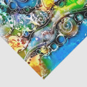 Lebensweise - Neurographische Kunst 7 Seidenpapier (Detail)