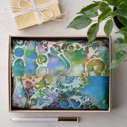 Lebensweise - Neurographische Kunst 7 Seidenpapier (Geschenk)