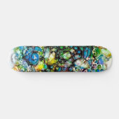 Lebensweise - Neurographische Kunst 7 Skateboard (Horizontal)
