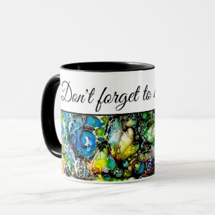 Lebensweise - Neurographische Kunst 7 Tasse