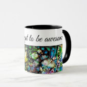 Lebensweise - Neurographische Kunst 7 Tasse (VorderseiteRechts)