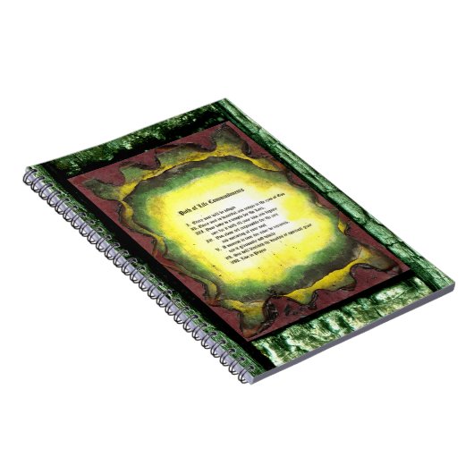 Lebensweise Notizblock (Rechte Seite)