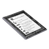 Lebensweise Notizblock (Rechte Seite)