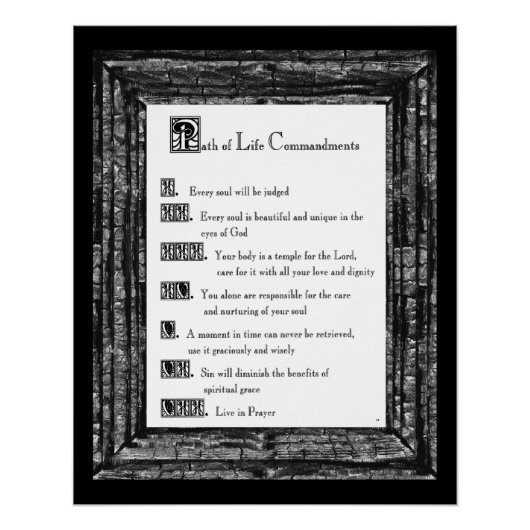 Lebensweise Poster (Vorderseite)