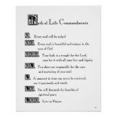 Lebensweise Poster (Vorderseite)