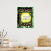 Lebensweise Poster (Küche)