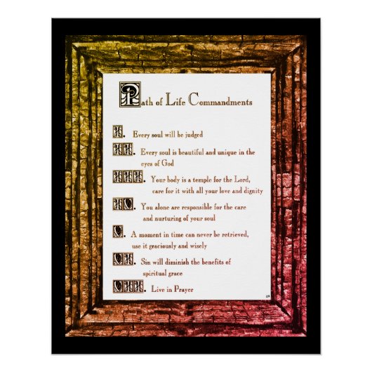 Lebensweise Poster (Vorderseite)