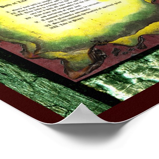 Lebensweise Poster (Ecke)