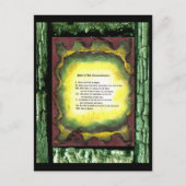 Lebensweise Postkarte (Vorderseite)