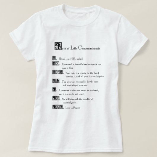 Lebensweise T-Shirt (Design vorne)