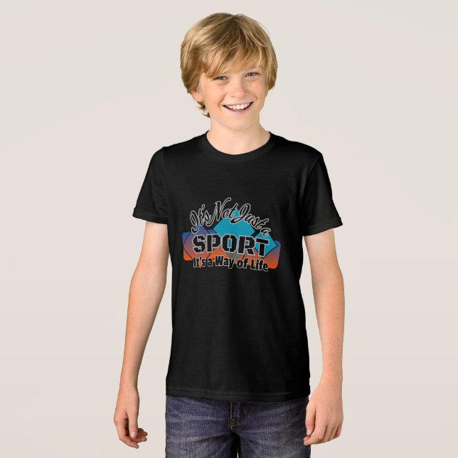 Lebensweise Tri-Blend Shirt (Vorderseite voll)