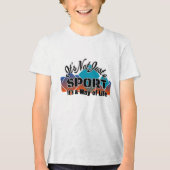 Lebensweise Tri-Blend Shirt (Vorderseite)