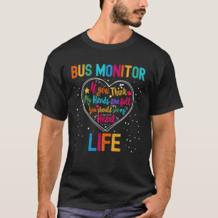 Lebenswertaufwertungswoche des Bus-Monitors zurück T-Shirt