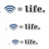 Lebenswichtige Verbindung Aufkleber (Vorderseite)