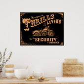 Lebenswirbel II Poster (Küche)